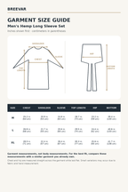 Men's Long-Sleeve Hemp Sleepwear