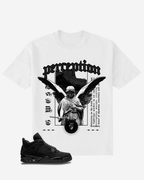 Camiseta oversized estampada de estilo urbano G West para hombre